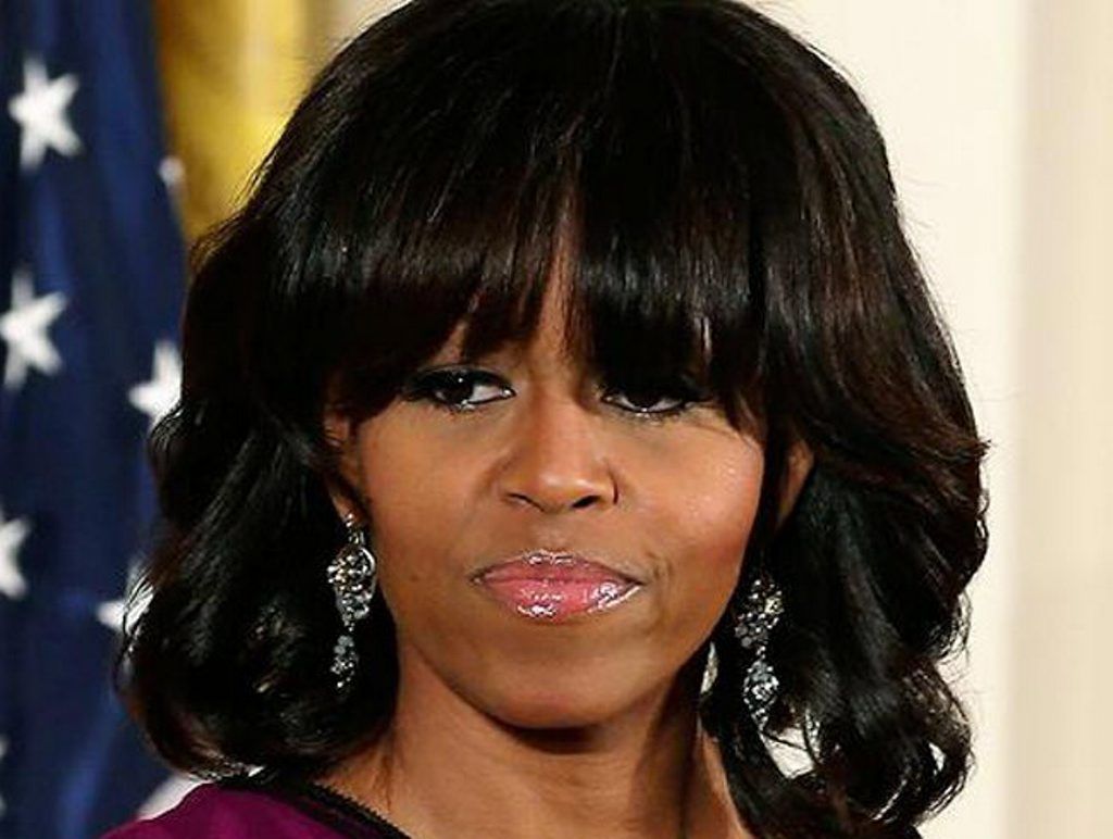 All in the fringe: Michelle Obama is not against Botox. All in the fringe: Michelle Obama is not against Botox.
